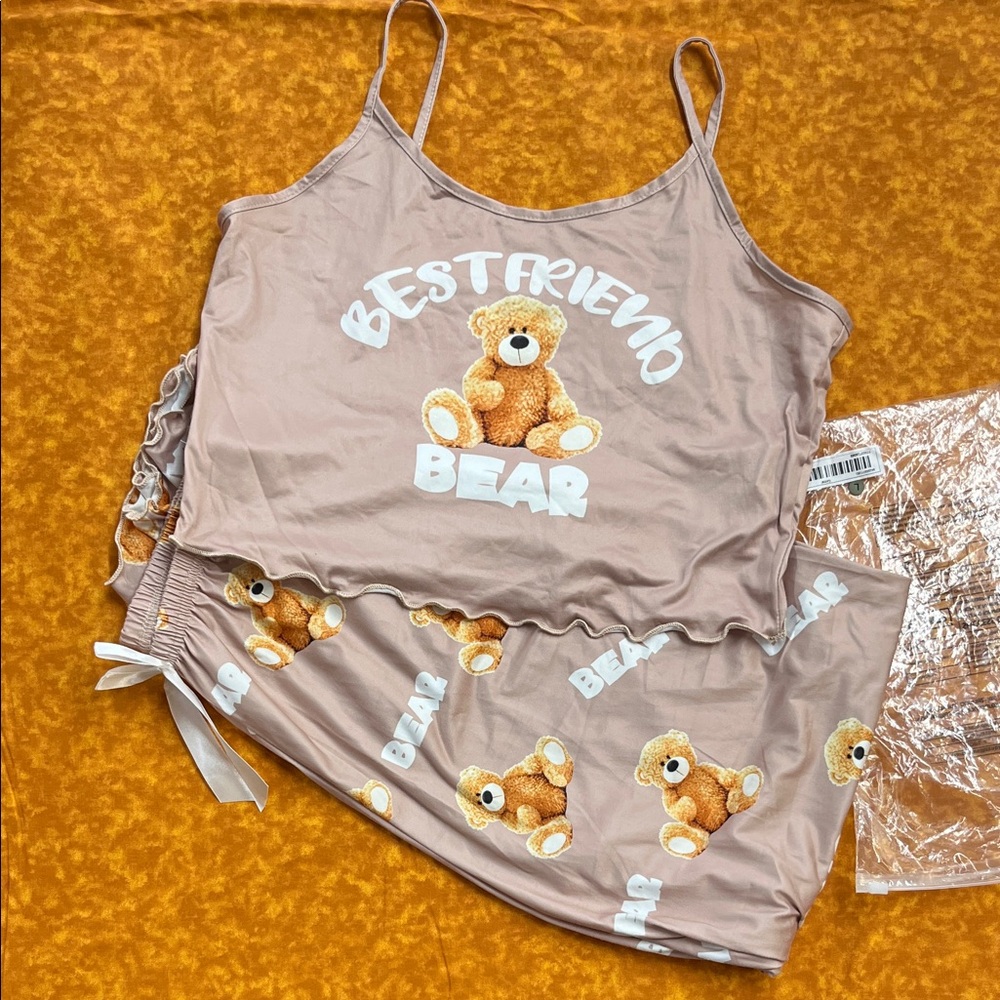 Bestfriend Bear Women's Teddy Pajama Set